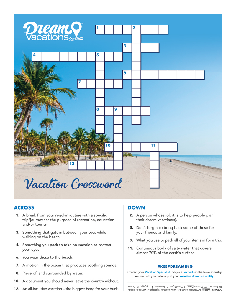 visiting tourist spots crossword clue